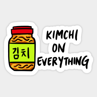 Kimchi on Everything Sticker